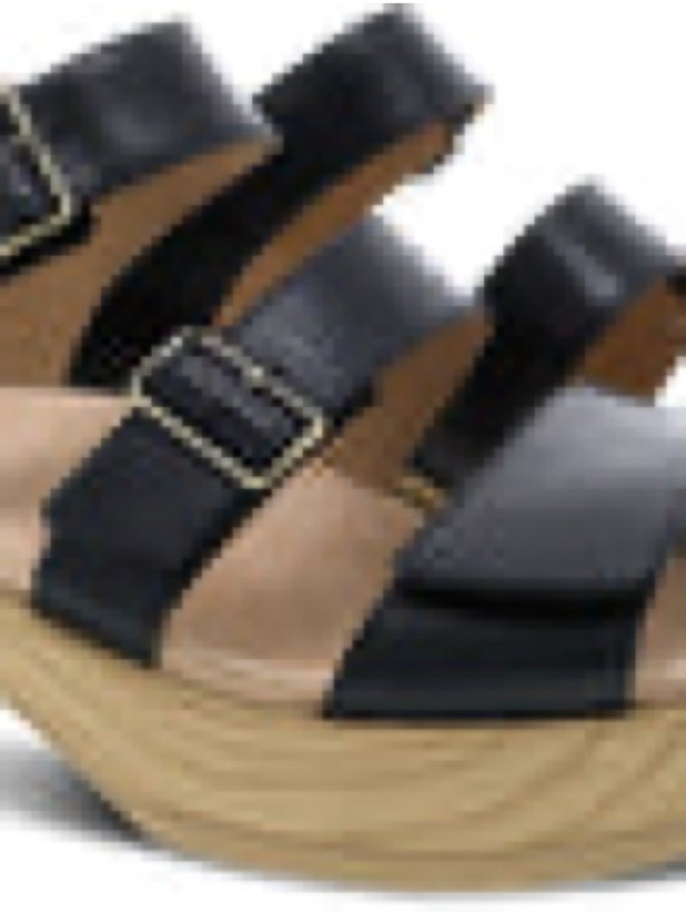 Dansko Malena Black Leather Triple-Strap Velcro Sandals shoes EU SIZE 39 US 8 - Picture 2 of 8